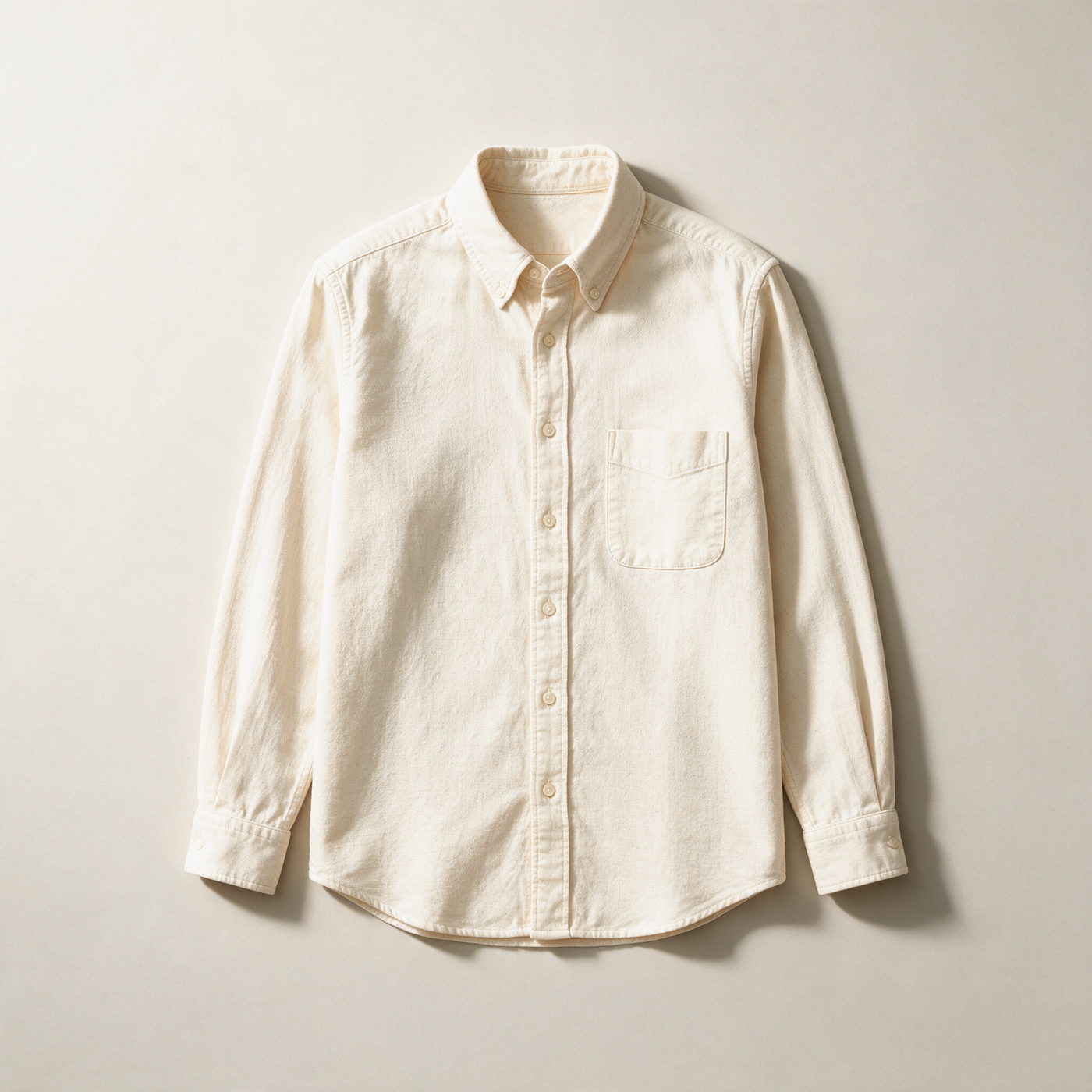 Oxford Shirt, Ecru