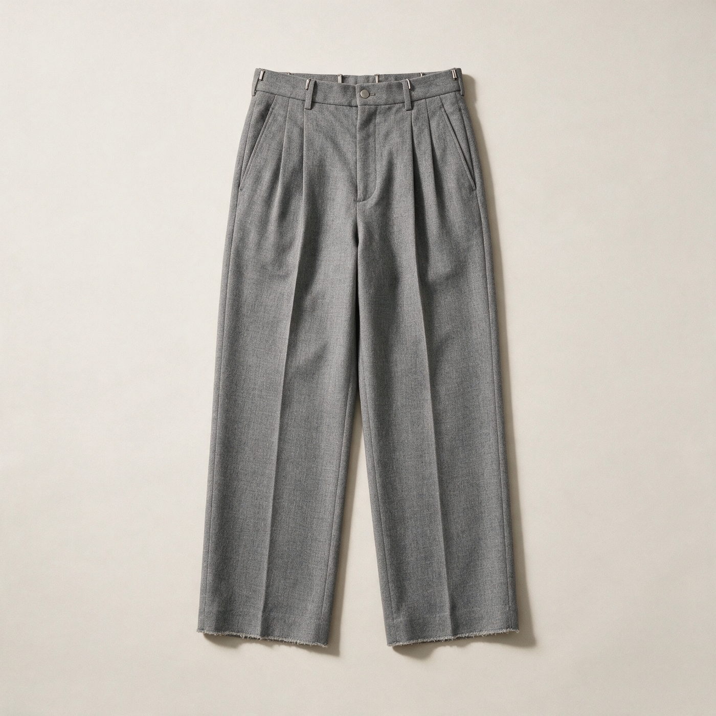Wool Pleat Trouser